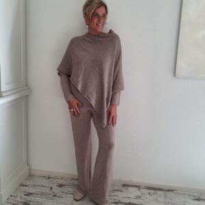 Poncho Lieke Taupe