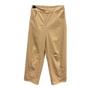 Leatherlook Balloon Broek Beige