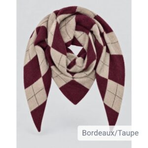 Shawl Ruit Bordeauxrood