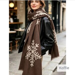 Shawl Femke Chocoladebruin