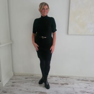 Jurk Nicole Zwart