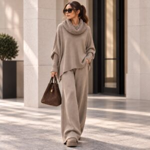 Tweedelig Pak Mona Beige