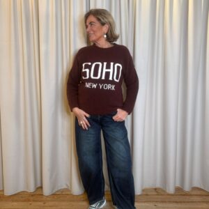 Trui Soho Bordeauxrood
