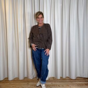 Vest Jill Chocoladebruin