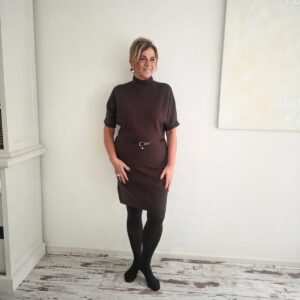 Jurk Nicole Chocoladebruin